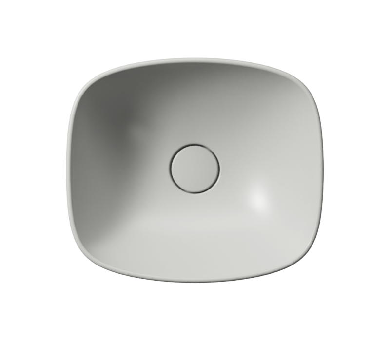 NUBES keramické umyvadlo na desku 40x35cm, cenere mat 978517