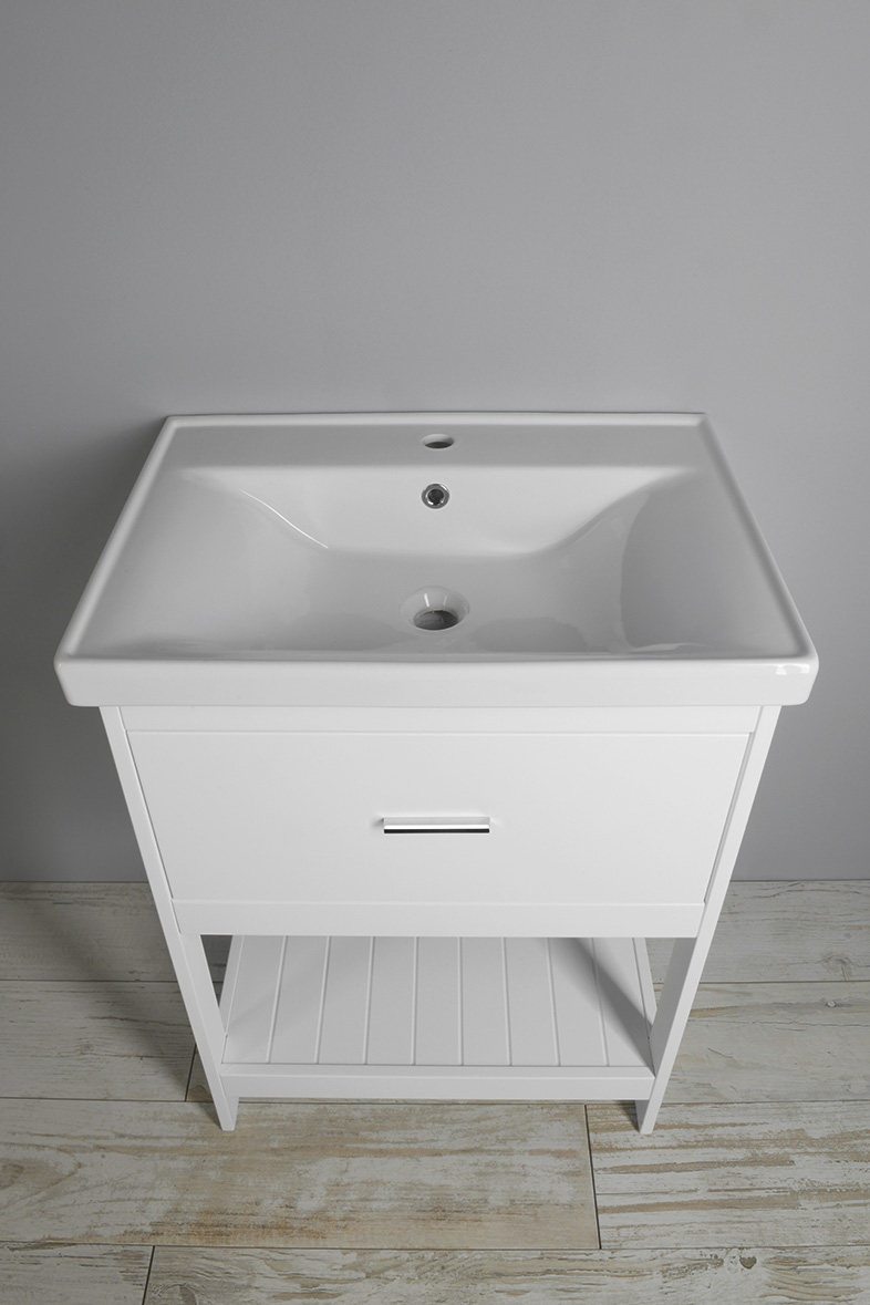 ETIDE umyvadlová skříňka 61,5x85x44 cm, bílá mat ET615