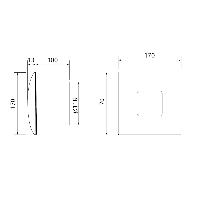 SILENTIS 12 T koupelnový ventilátor axiální s časovačem, 20W, potrubí 120mm,bílá 01081000