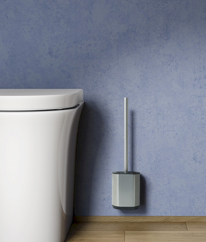 BIAGIO WC silikonová štětka závěsná/na postavení, nerez mat 683338