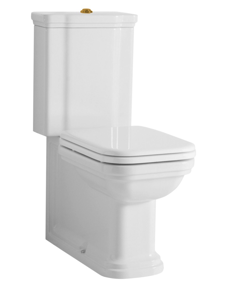 WALDORF WC kombi mísa 40x68cm, spodní/zadní odpad, bílá 411701