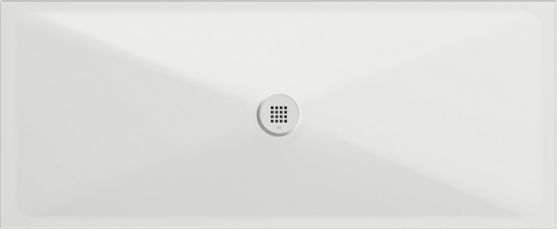 Keramická sprchová vanička, obdélník 170x70x2cm, bílá mat 46170709