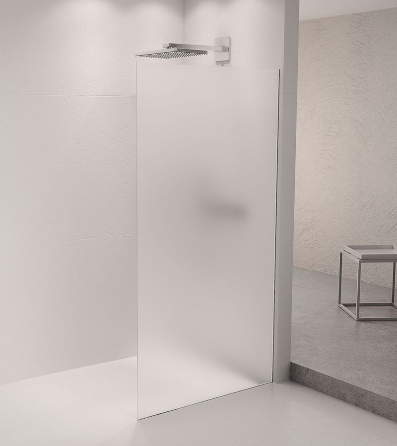 ARCHITEX sada pro neviditelné uchycení skla, podlaha-stěna, 1610x2105mm, leštěný hliník AL2116