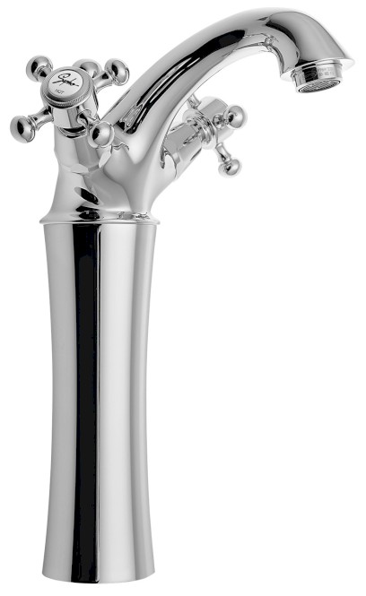 ANTEA stojánková umyvadlová baterie vysoká s výpustí, výška 245mm, chrom 3171L