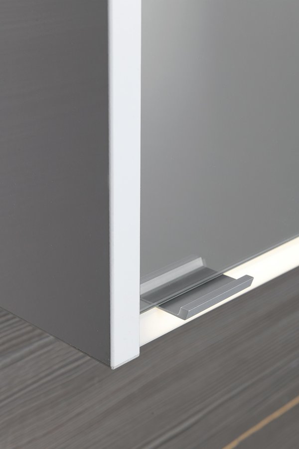 BATU galerka 80x71x15cm, 2x LED osvětlení, bílá lesk 1141131