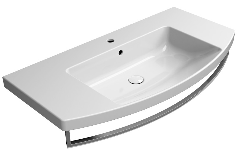 NORM keramické umyvadlo 100x52cm, oblé, bílá ExtraGlaze 8643111