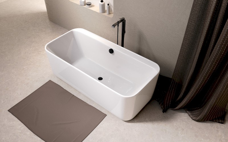 ZARY volně stojící vana 170x80x58cm, bílá 68658