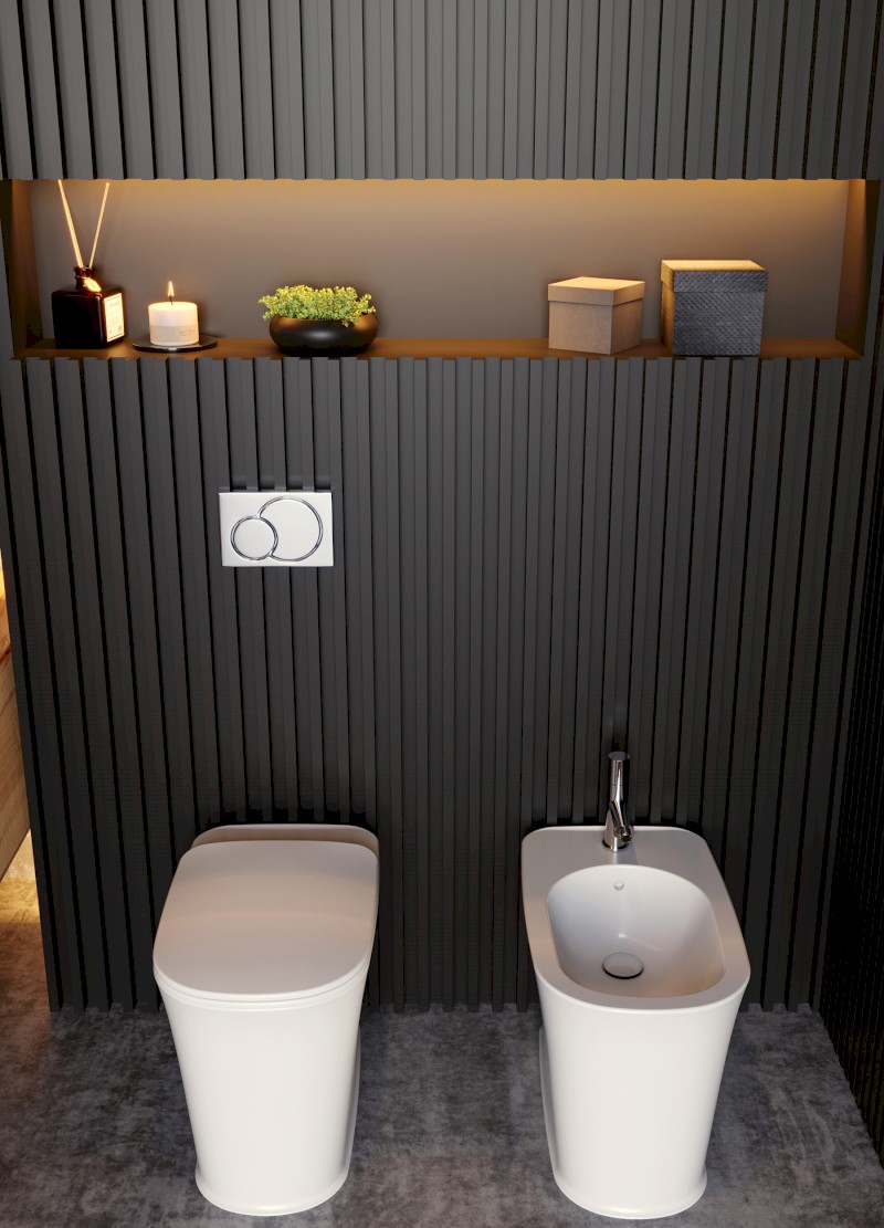 THE NEW YORKER WC sedátko, SLIM, Soft Close, bílá/chrom 569101