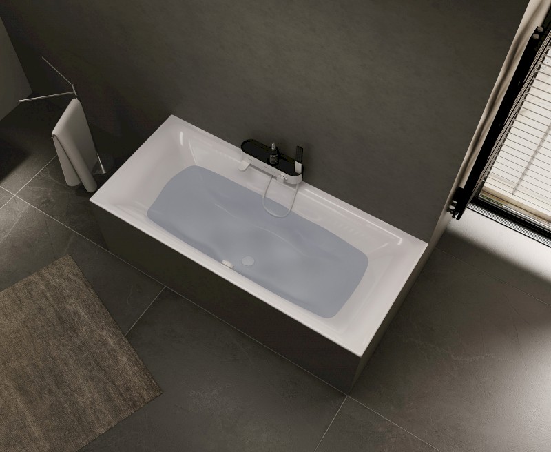 KALDERA SLIM obdélníková vana 180x80x40cm, bílá 60611S