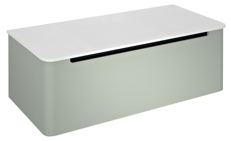 KERALA umyvadlová skříňka 100x35x47,5cm, 1x zásuvka, verde KR100-4444