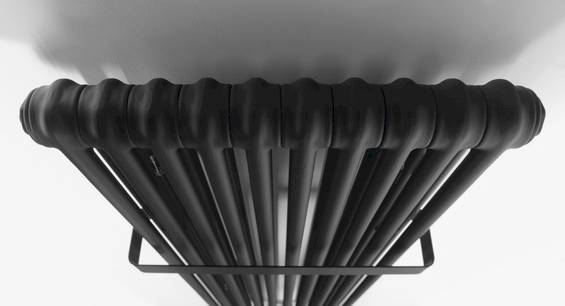 FEDE otopné těleso 1500x490mm, 10 seg., černá mat IR193