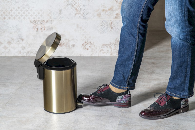 Odpadkový koš 3L, bronz XJ011