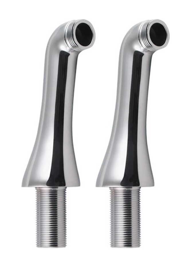 ANTEA připojení pro instalaci vanové baterie na okraj vany (pár), chrom 9851