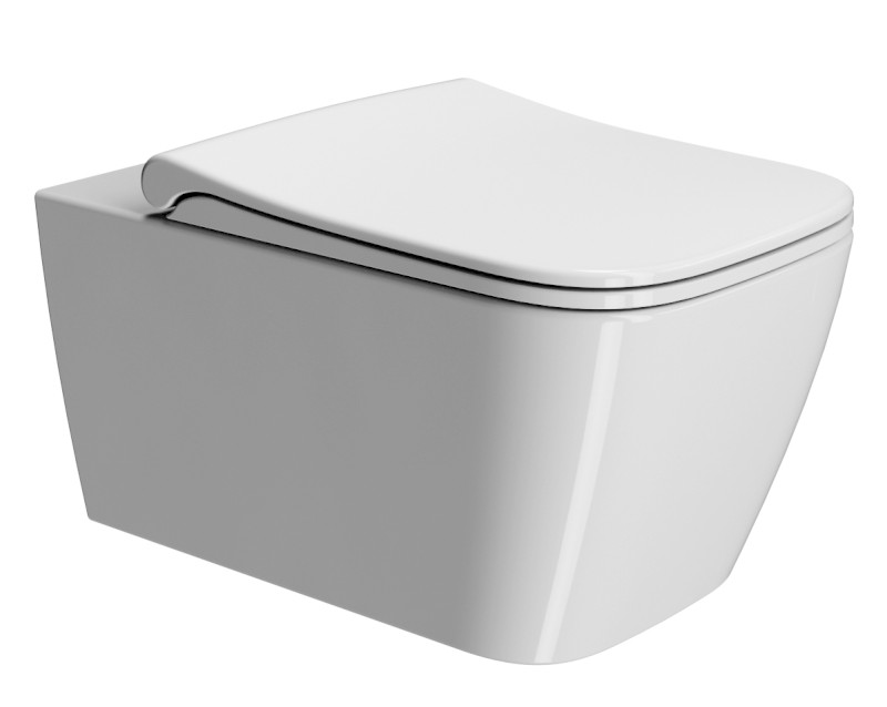 NUBES závěsná WC mísa, Swirlflush, 35x55cm, bílá ExtraGlaze 961511