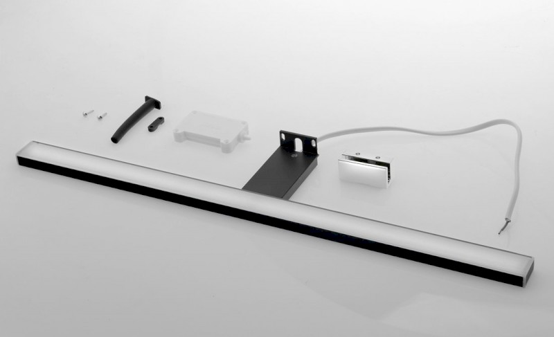 ESTHER 2 LED svítidlo, 8 W, 500x14x107 mm, IP44, černá E27586CI