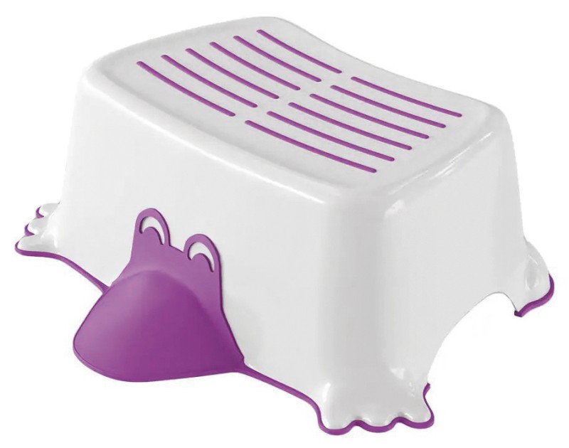 DUCK dětské protiskluzové stupátko do koupelny, fialová 366414