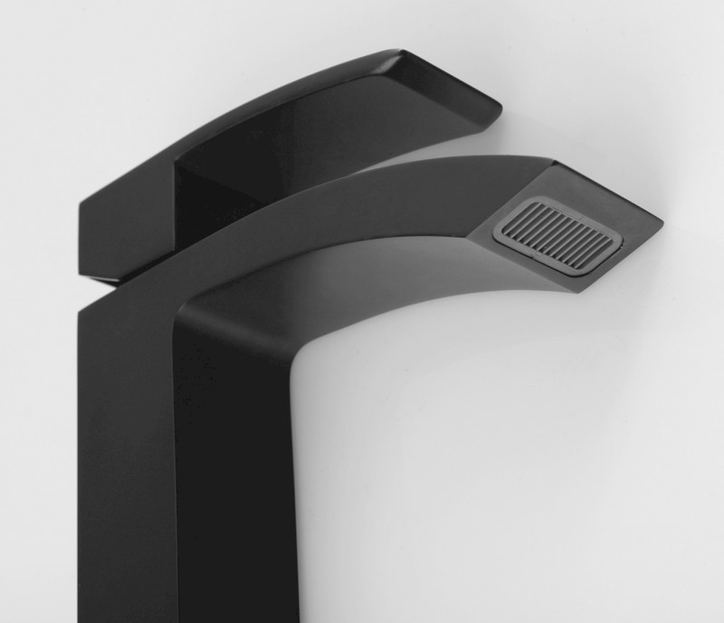 GINKO 25 stojánková umyvadlová baterie, černá mat 1101-06B