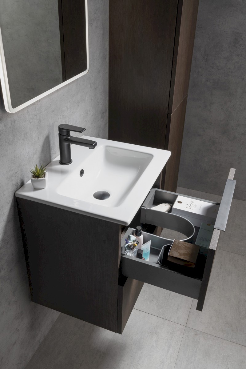 CIRASA STRIP umyvadlová skříňka 58x54x39cm, verde CR592-4444S