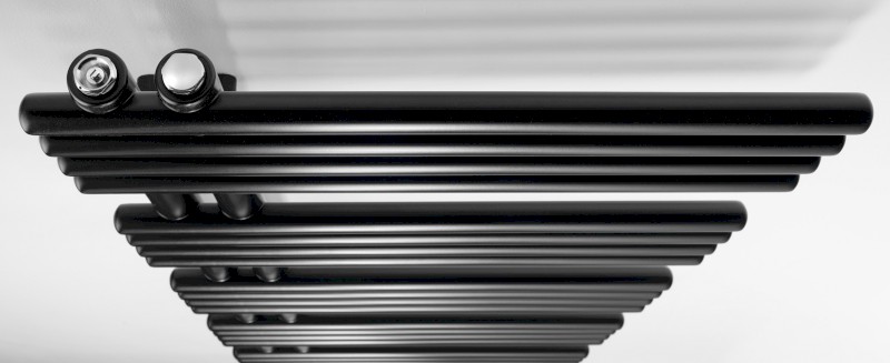 NYMPHA otopné těleso 500x1250mm, černá mat LLN125B