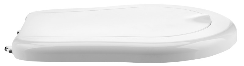 RETRO WC sedátko, Soft Close, bílá/chrom 108901