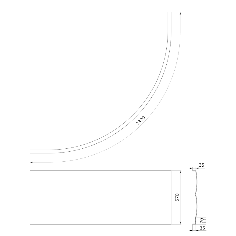 SIMONA 140 panel čelní 96312