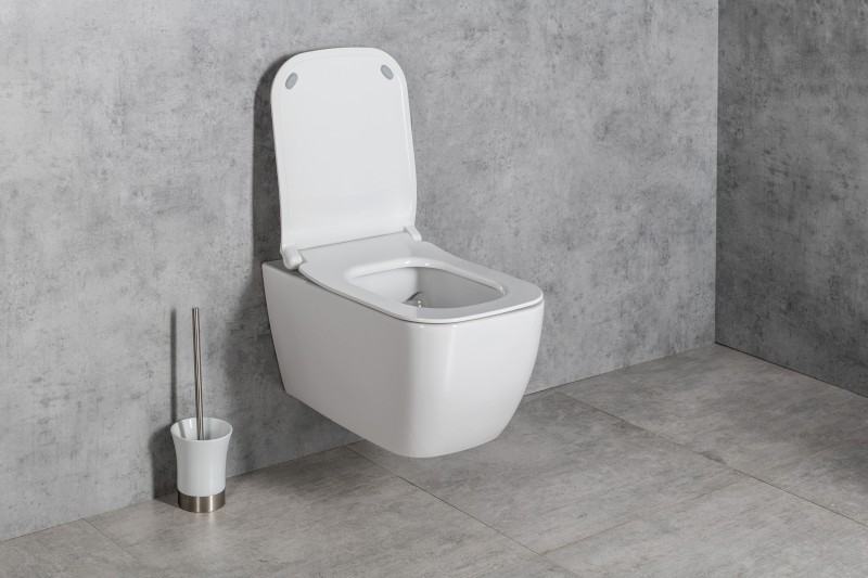 VEA závěsná WC mísa Rimless, 34,5x52cm, bílá 10VA02001