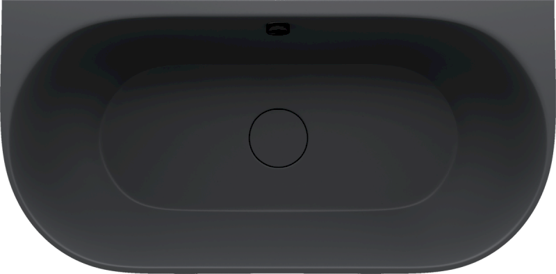 PAGODA nástěnná vana litý mramor 170x85x58cm, antracit mat 72976.51