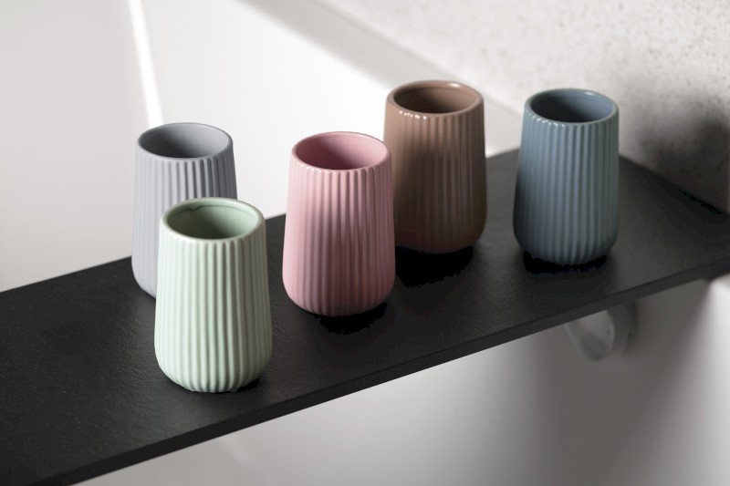 MARIKA sklenka na postavení, tortora MK9852