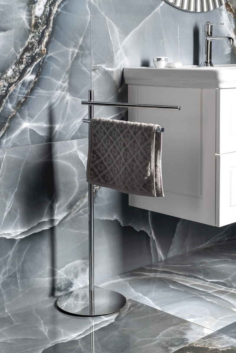 CIRCE stojan na ručníky, kulatý, chrom 143113