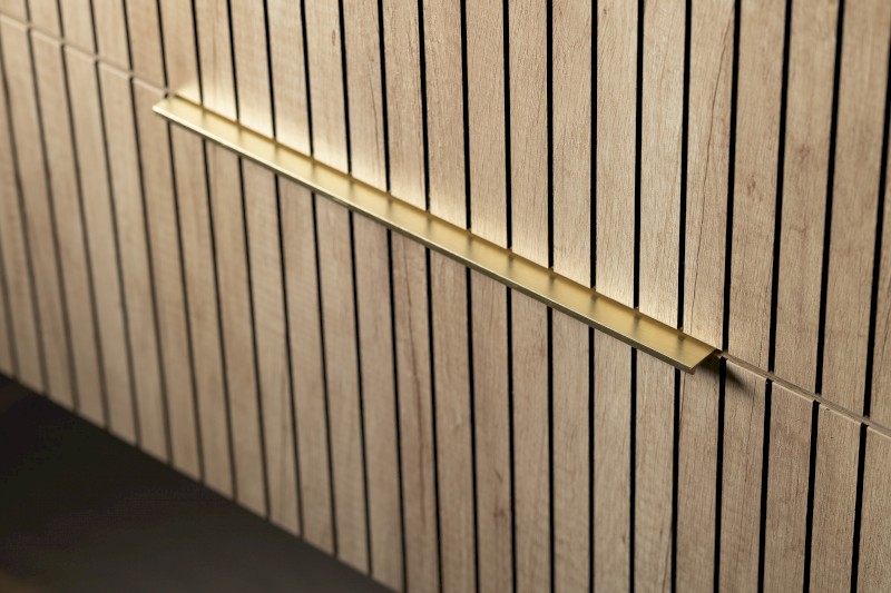 Kovová úchytka, 340/320mm, zlato mat CT320Z