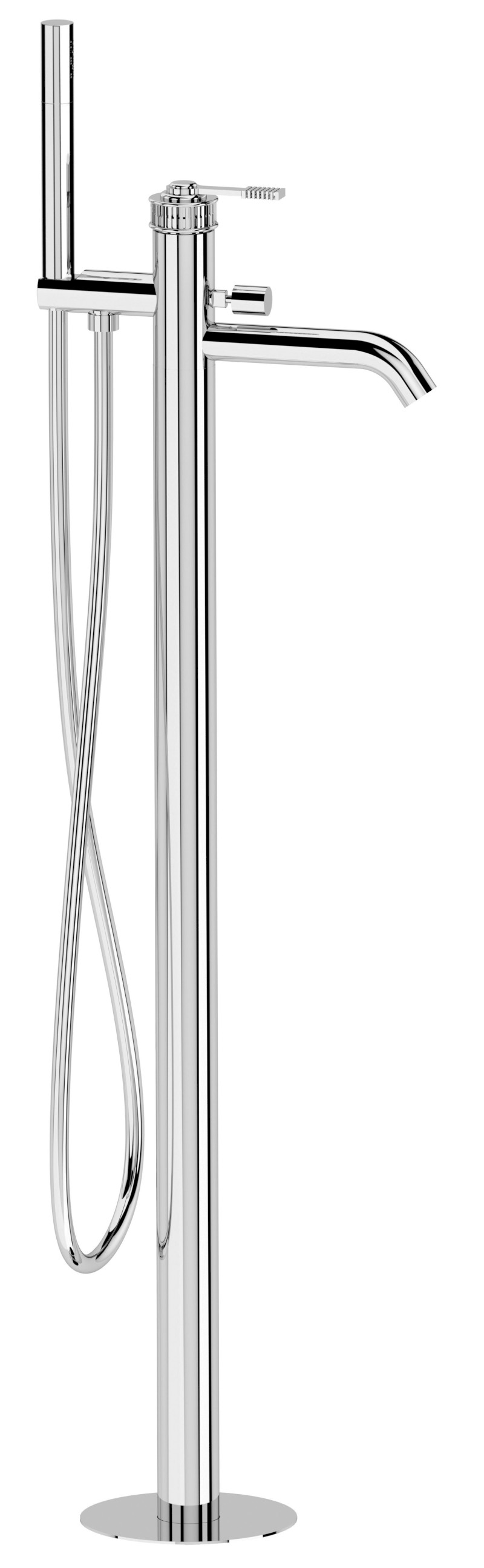 VERSI vanová baterie s připojením do podlahy, chrom RV021