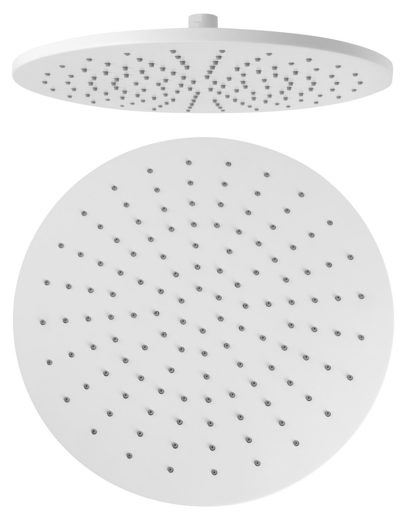 Hlavová sprcha, průměr 300mm, bílá mat SF414