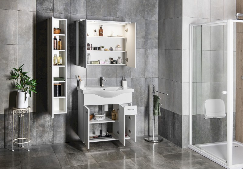 KERAMIA FRESH umyvadlová skříňka 75,2x74x34,4cm, bílá 50082A