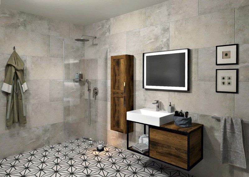 ARCHITEX sada pro uchycení skla, podlaha-stěna, max. š. 1200mm, leštěný hliník AL2112