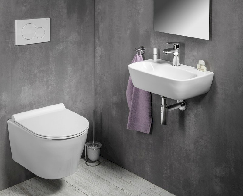 NERISSA keramické umývátko, 42x29cm, bílá AR265