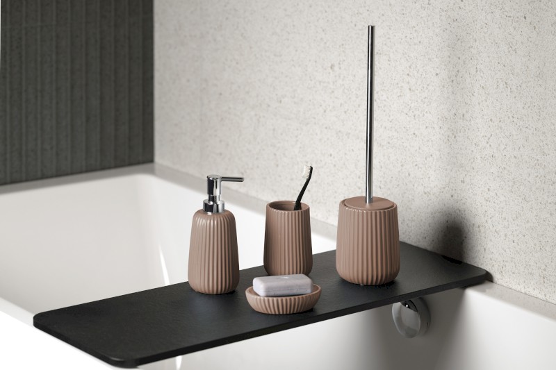 MARIKA dávkovač mýdla na postavení, tortora MK8052