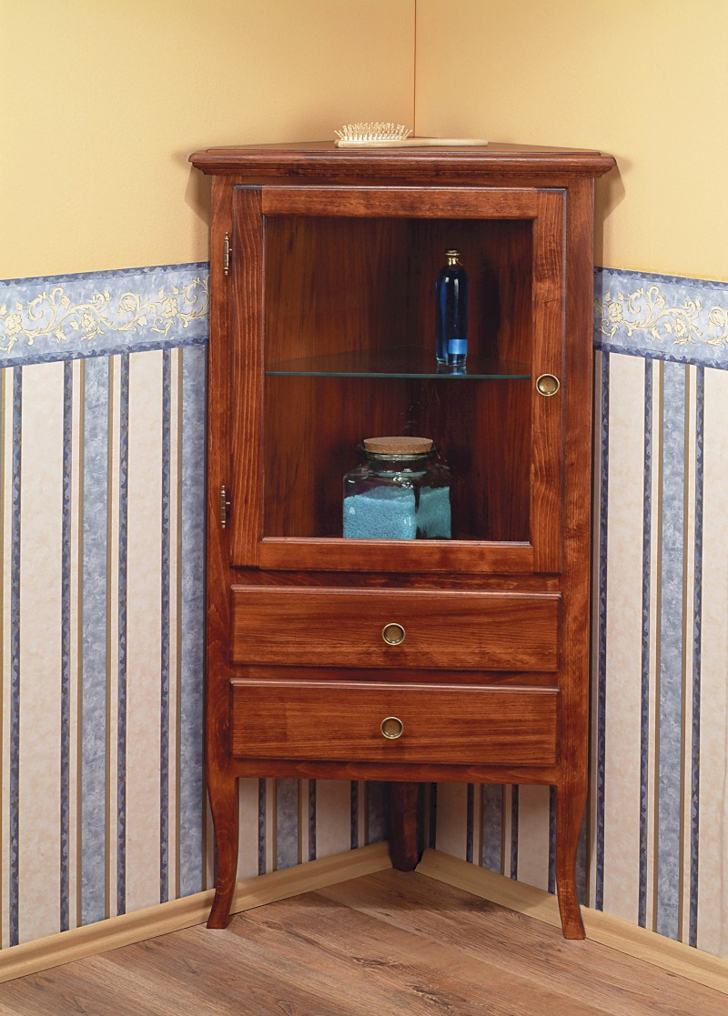 RETRO skříňka rohová 60x120x47cm, buk, levá 1701