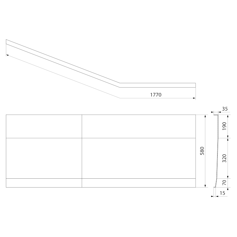 TIGRA R 170 panel čelní 90812