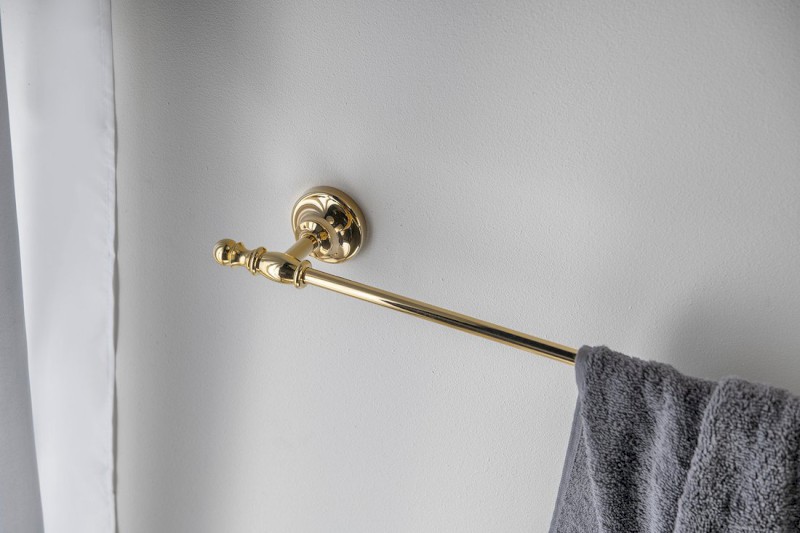 PERLA držák ručníků 645mm, zlato PE0115