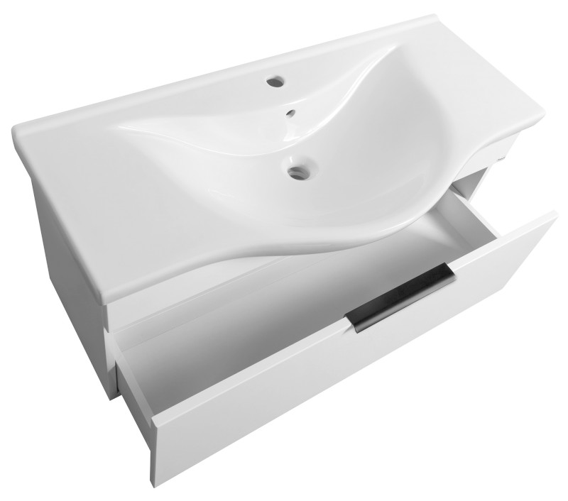 AKIRA umyvadlová skříňka 96x42x34,5cm, bílá AK210