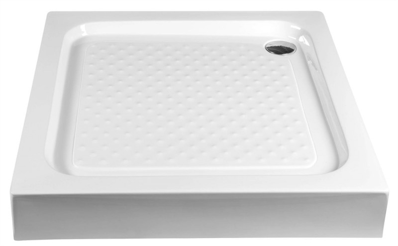 Sprchová samonosná vanička akrylátová, čtverec 90x90x15cm BTTQ90