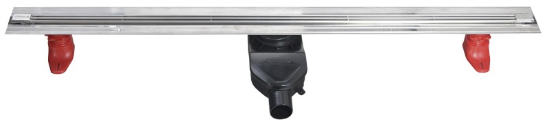 SLIM SPRING nerezový podlahový žlab s roštem, L.250-1200, DN50 SV120