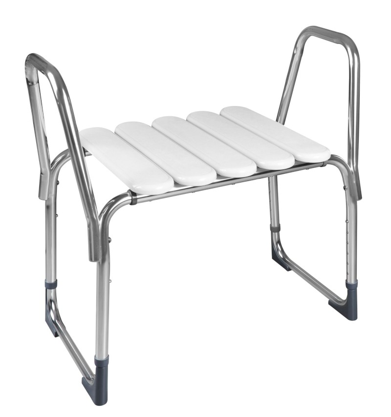 HANDICAP opěrná madla ke koupelnové stoličce, chrom A173100