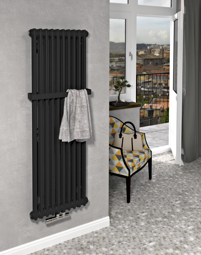 FEDE držák ručníků 504mm, černá mat IRPA63