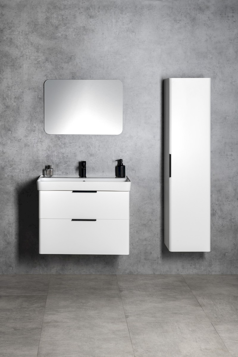 DENEB umyvadlová skříňka 77,3x55x42,4cm, bílá mat DN280