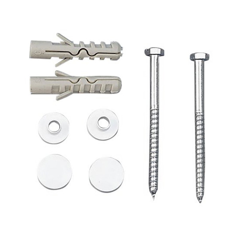 MAK10 kotvící sada pro WC mísy, vrut 6,0x80, bílá 40024