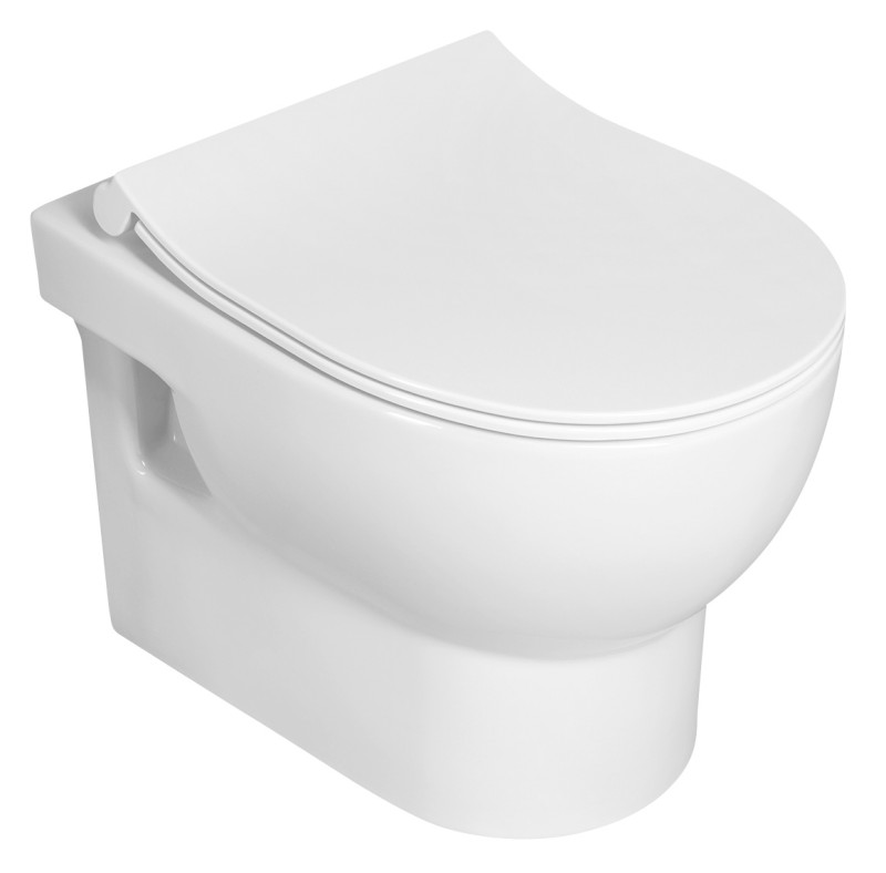 ABSOLUTE závěsná WC mísa, Rimless, 35x50cm, bílá 10AB02002