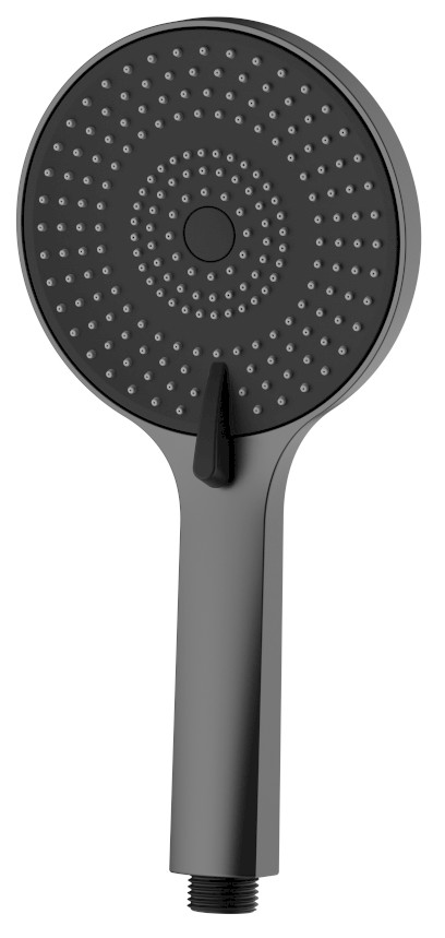 Ruční masážní sprcha, 3 režimy sprchování, silikon trysky, průměr 120mm, ABS/gun metal SK879GM