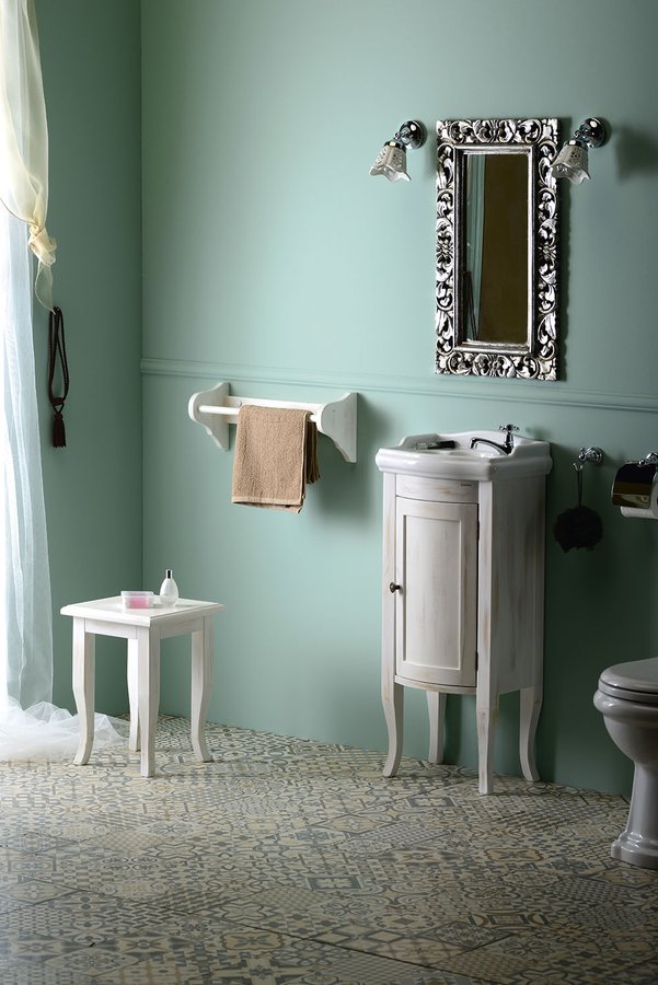 RETRO umyvadlová skříňka 36,5x85x29cm, starobílá 1641