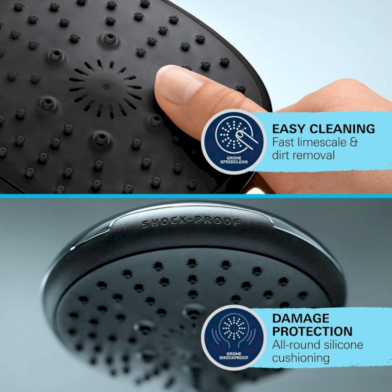Vitalio Comfort Sprchový set s termostatem, 25x25 cm, 2 proudy, chrom GROHE 26696001